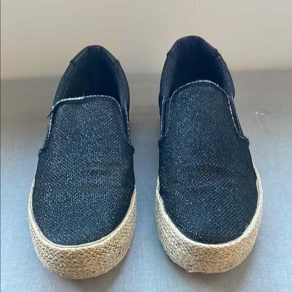 Rossella Lopes Distressed Slip-On Espadrille Sneakers Size 7 - Picture 3 of 13